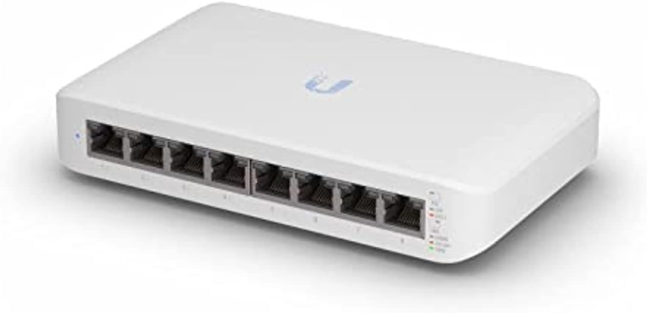 Ubiquiti UniFi Switch Lite 8 PoE | 8-Port Gigabit Switch with 4 PoE+ 802.3at Ports